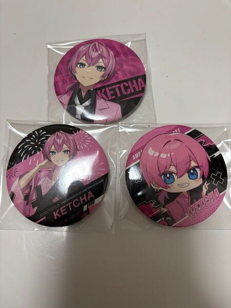 AMPTAK アンプタック けちゃ 缶バッジ 2nd Summer