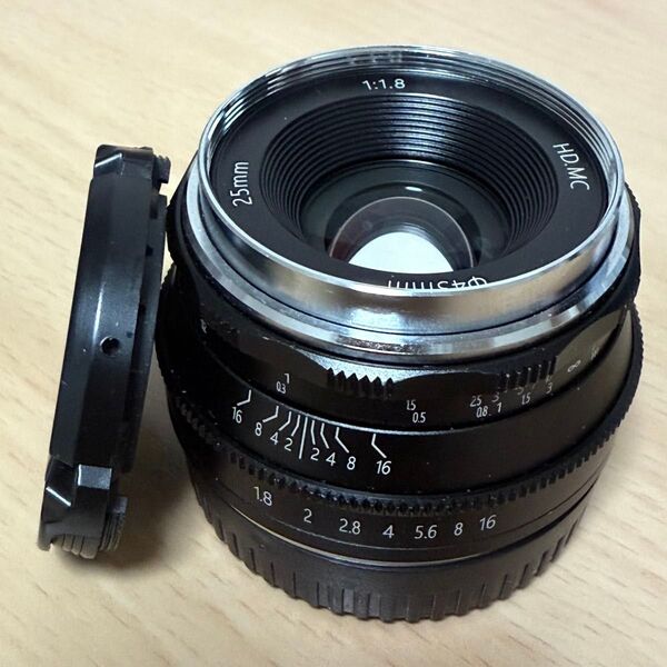 【美品】PERGEAR 25mm F1.8 HDMC 単焦点レンズ Xマウント