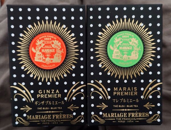 MARIAGE FRERES 紅茶 GINZA & MARAIS PREMIER 2個セットマルコポーロアールグレイ