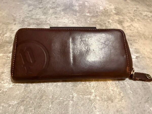 ポリス PLC111BRGD ダークブラウン 長財布 ブランド財布 レザー 財布 小銭入れ メンズ ウォレット 札入れ