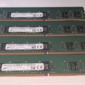 Micron メモリ PC4-2400T 8GB 4枚セット