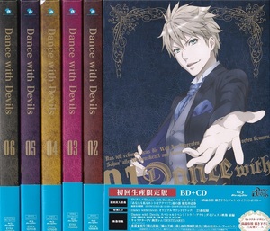 全6巻セット 国内正規品【初回生産限定版】ブルーレイ/Blu-ray Dance with Devils ダンス ウィズ デビルス