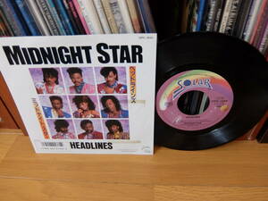 Midnight Star Headlines 国内7インチ　サンプル盤　レア！　Solar AOR Cameo Zapp SOS Band