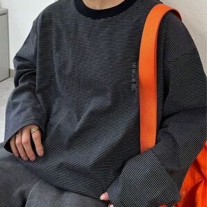 チャオパニックティピー Tシャツ 長袖 カットソー 長袖Tシャツ 無地 ボーダー シンプル