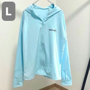 ラッシュガード パーカー 薄手 L 日除 UVカット 水着 アウトドア スポーツ アクティビティ
