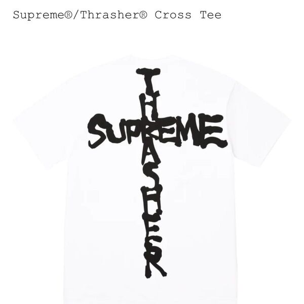 SupremeシュプリームTシャツTHRASHERスラッシャーサイズM新品ステッカー付属