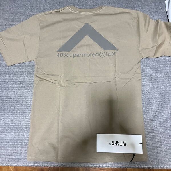 WTAPSダブルタップスTシャツ40PCTサイズM新品ベージュWTVUA