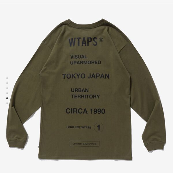 WTAPSダブルタップスCIRCAロンTシャツSサイズ新品オリーブWTVUA