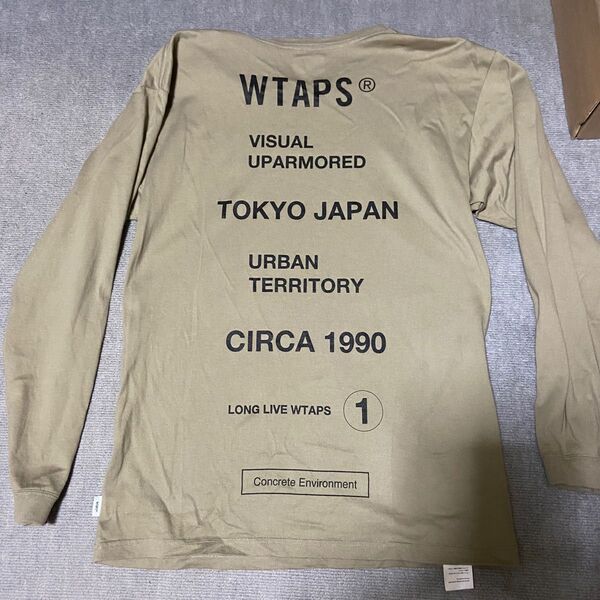 WTAPSダブルタップスCIRCAロンTシャツSサイズ美品ベージュWTVUA
