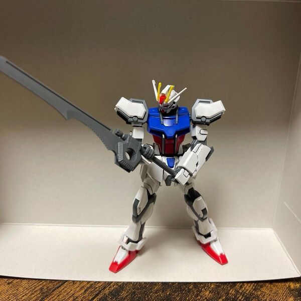 EGストライクガンダム 墨入れ済組み立て品 1/144ガンプラ
