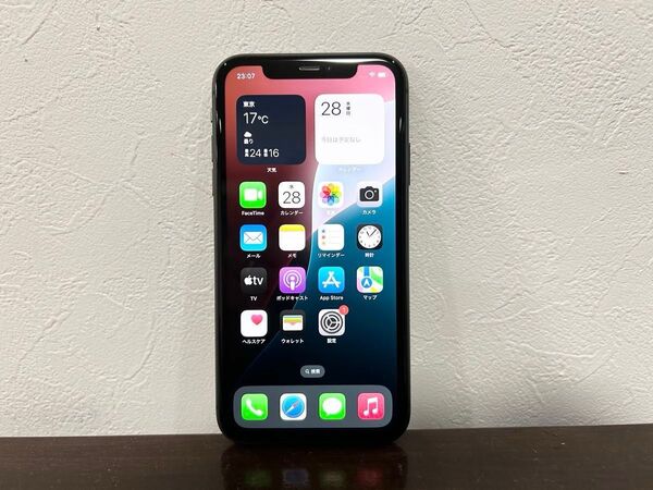 iPhone11 64GB SIMフリー バッテリー容量72% iOS18.5 ブラック