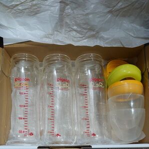 pigeon 哺乳瓶まとめ② 3本セット(ガラス製)240ml