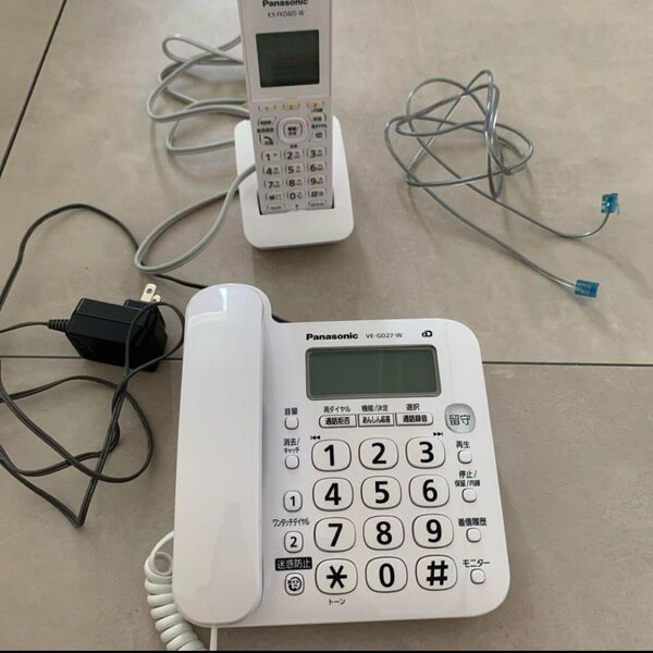 Panasonic VE-GD27 電話機 子機1台付き