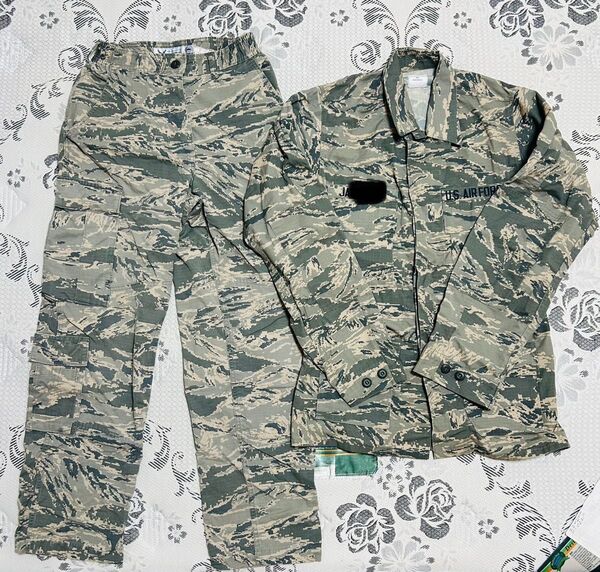 米軍放出品 実物 ABUユニホーム 戦闘服 軍服 迷彩服 ミリタリージャケット 上下セット