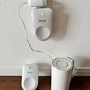 BUFFALO 無線LANルーター&子機セット WRM-D2133HS + WEM-1266WP x2台