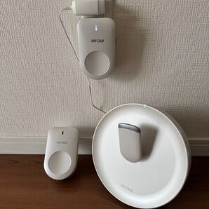 BUFFALO 無線LANルーター&子機セット WTR-M2133HS + WEM-1266WP x2台
