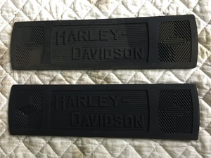 ハーレーダビッドソンステップボードラバー新品Made In USAの文字入り 2枚1セット