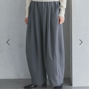 Apart by スラックスコクーンボリュームパンツ S グレー アパートバイローリーズ 人気商品 完売カラー 完売サイズ