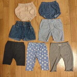 【美品あり】ベビー 80cm 女の子 ボトムス 7点セット