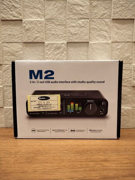 MOTU M2 2in 2out USBオーディオインターフェース