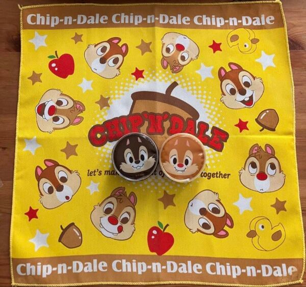 ★ディズニー★チップとデール グッズ 3点セット ハンカチ コインケース ポーチ
