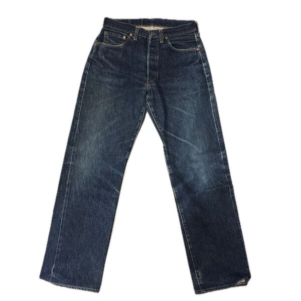 リーバイス デニムパンツ USA製 Levi s 90s USA アメリカ製 バレンシア ビックE セルビッチ W32 濃紺