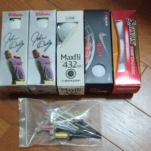 ゴルフボール新品とマグネットティー