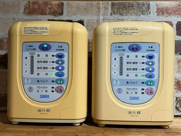 SANWA RW-2 サンワ トリムイオン 浄水器 整水器 還元粋 連続式電解水生成器 連続生成型電解還元水整水器