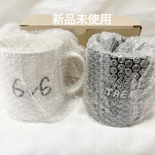 SHINee テミン TAEMIN 6V6 マグカップ 2個セット 白黒 ペア 新品未使用 ロゴ入り