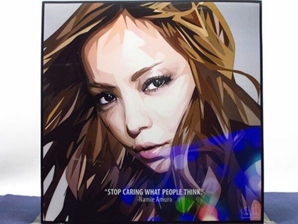 【新品 No 40】 ポップアートパネル 安室奈美恵