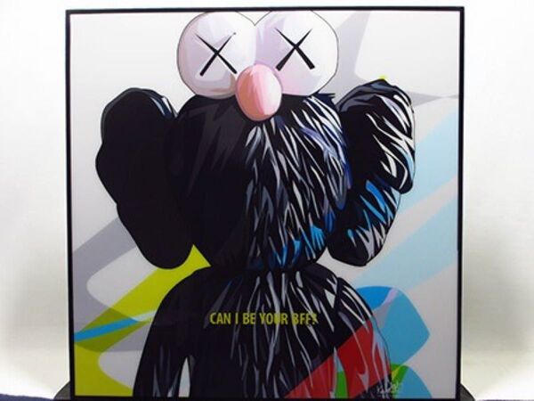 【新品 No 330】 ポップアートパネル カウズ KAWS BBF