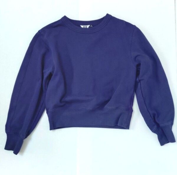 UNIQLO U ネイビー スウェット クルーネックシャツ スエット トップス 長袖 M