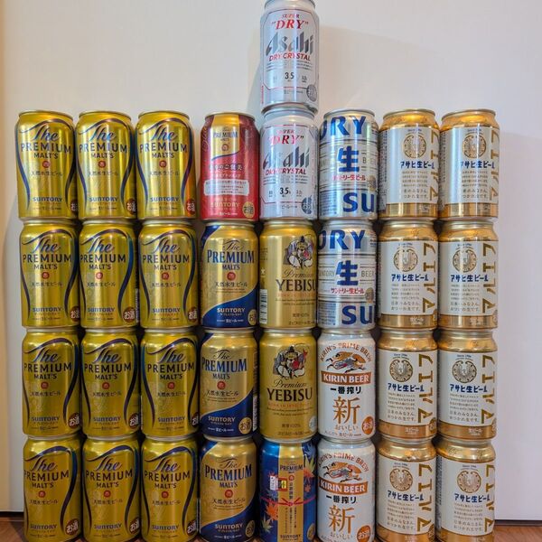 生ビール 33本セット プレモル マルエフ