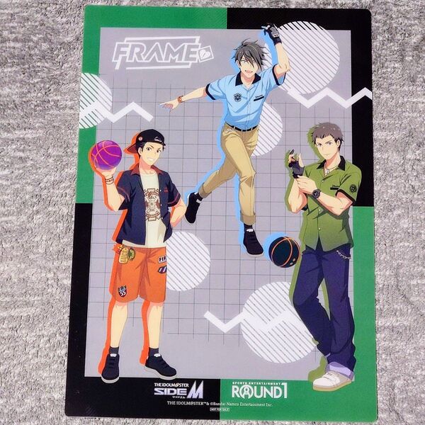 アイドルマスター SideM ラウンドワン コラボ ラウワン オリジナル プラマット FRAME 握野英雄 木村龍 信玄誠司