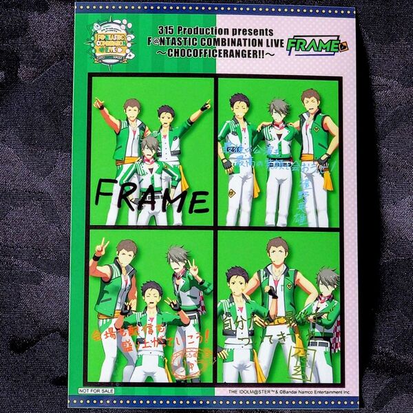 アイドルマスター THE IDOLM@STER SideM ファンコン COR S席 SS席 特典 フォトカード FRAME 夜