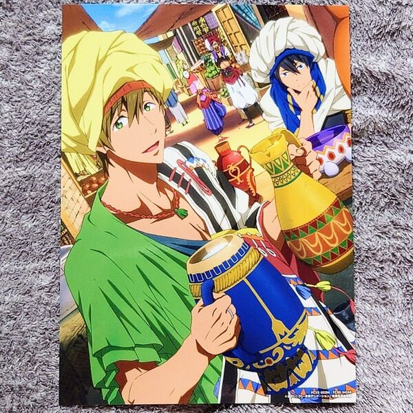 アニメ Free! チェンジングジャケット イラストカード 七瀬遙 橘真琴 葉月渚 竜ヶ崎怜 松岡凛