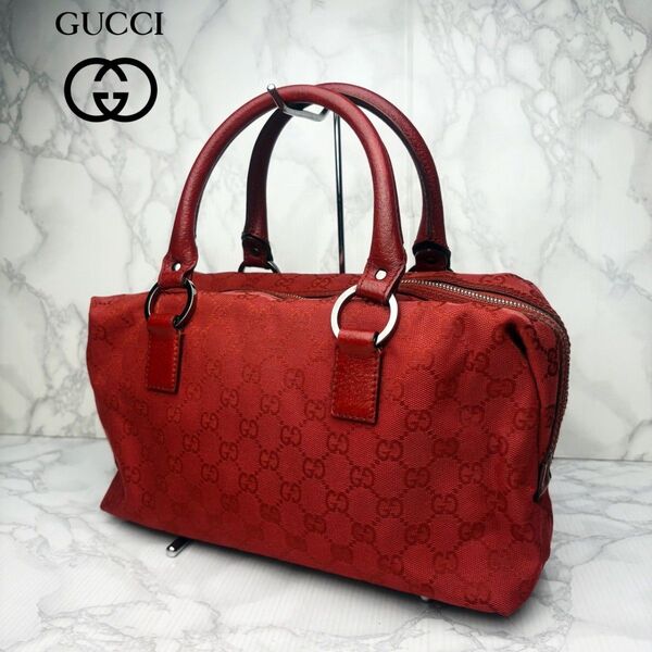 041 美品 GUCCI グッチ ハンドバッグ トートバッグ GGキャンバス