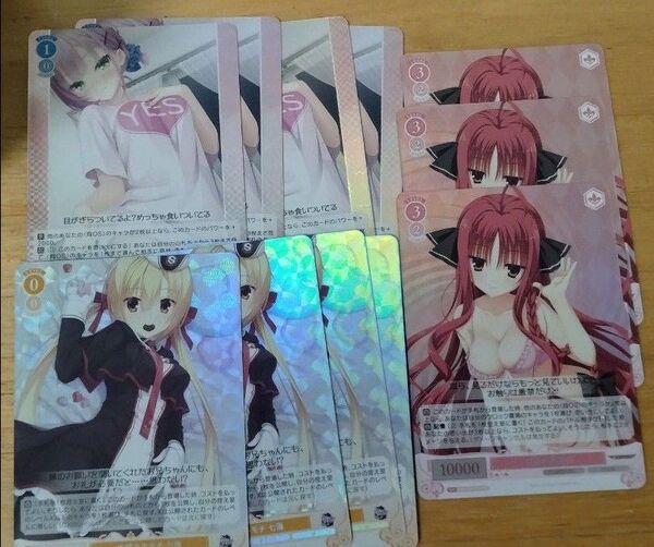 ヴァイスシュヴァルツロゼ ゆずソフトTDトライアルデッキSRホロセット