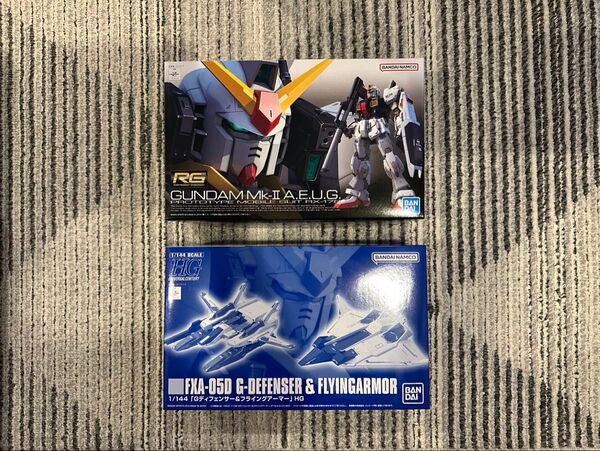 【2個セット】RG ガンダムMk-II A.E.U.G. HG Gディフェンサー