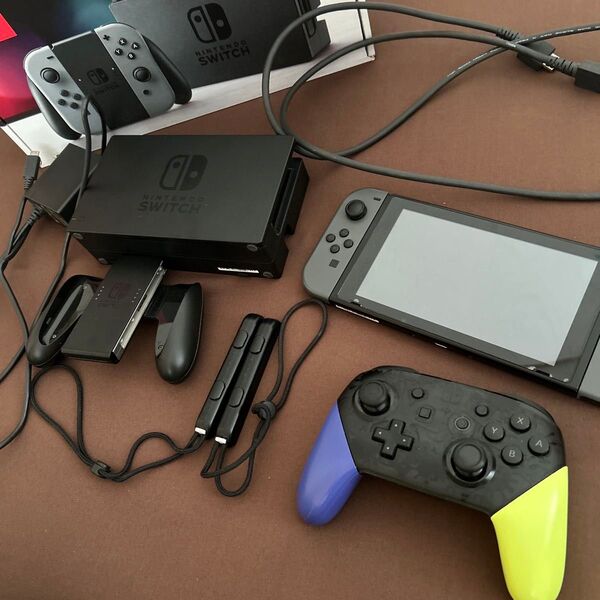 Nintendo Switch 本体 グレー プロコン