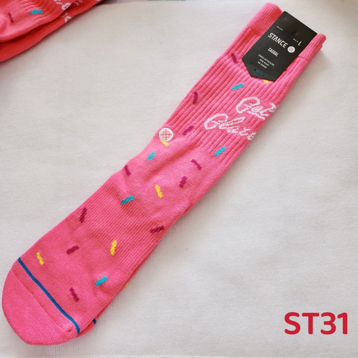 ST31 STANCE スタンス 靴下 バスケットボールソックス Lサイズ