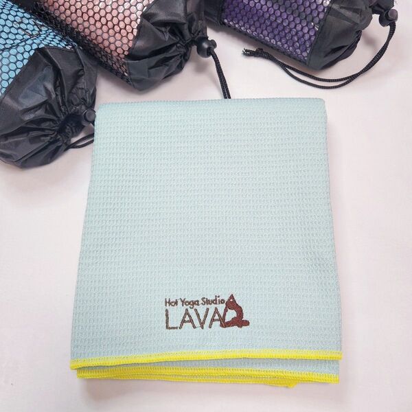 LAVA 新品ヨガラグ ヨガタオル ホットヨガ対応 ミントグリーン