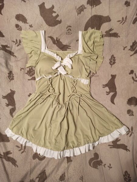 ☆★ フリル スカート 一体型 ファッション ワンピース 水着 可愛い レディース フィットネス スイムウェア サイズXL ★☆
