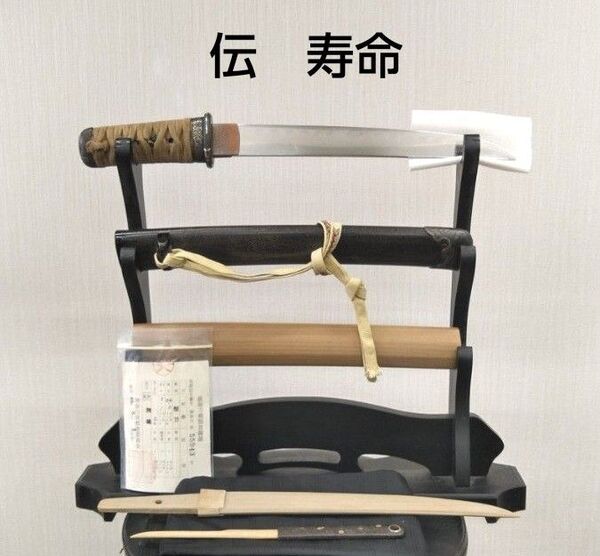 伝 寿命 短刀 24.0cm 拵付き 日本刀