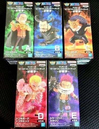 ワンピース ワールドコレクタブルフィギュア ワーコレ 好敵手 全5種セット