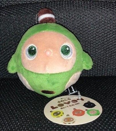 ナムコ限定 ふわころLOVOT ラボット ぬいぐるみ マスコット グリーン