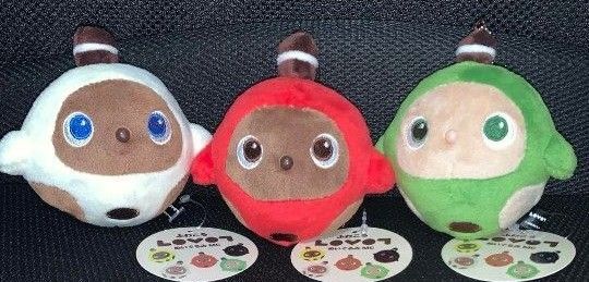 ナムコ限定 ふわころLOVOT ラボット ぬいぐるみ マスコット 3種セット