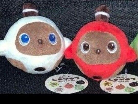 ナムコ限定 ふわころLOVOT ラボット ぬいぐるみ マスコット 2種セット