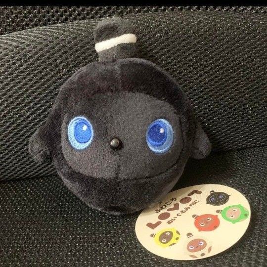ナムコ限定 ふわころLOVOT ラボット ぬいぐるみ マスコット ブラック