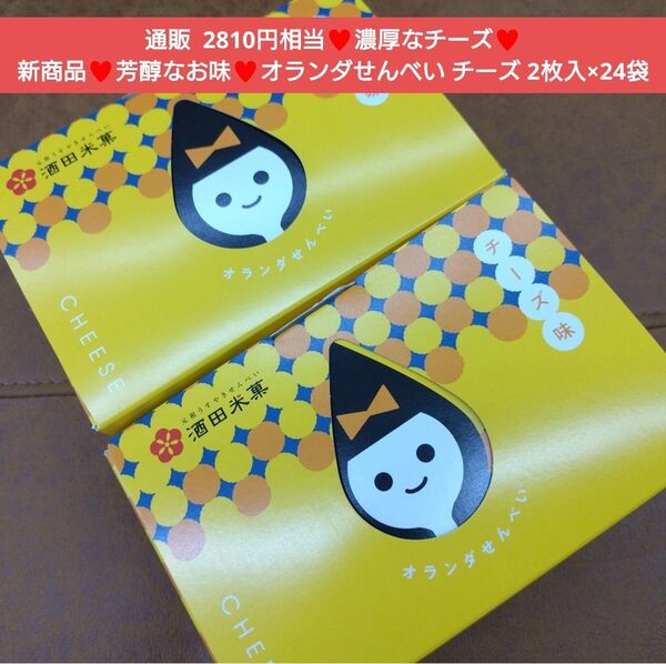 オランダせんべい チーズ 2枚入×24袋 煎餅 菓子 和菓子 お煎餅